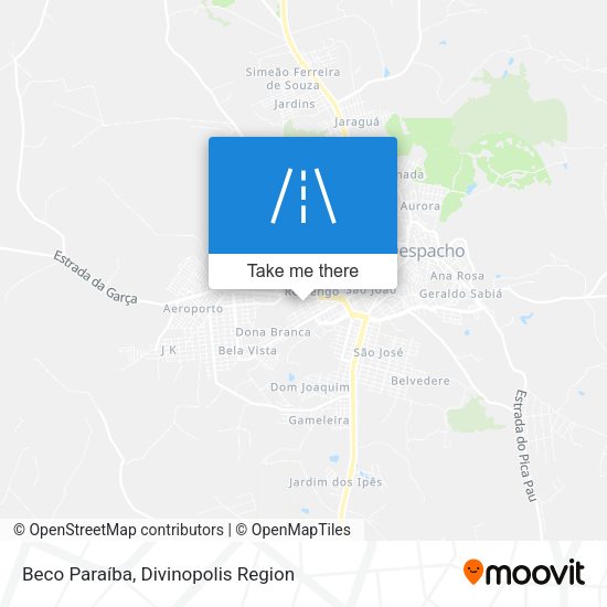 Beco Paraíba map