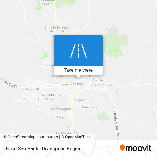 Beco São Paulo map