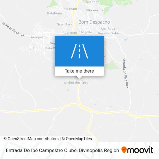 Entrada Do Ipê Campestre Clube map