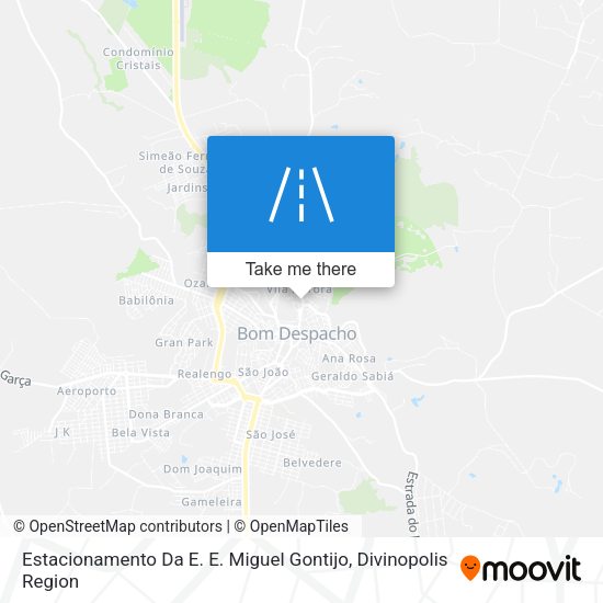 Estacionamento Da E. E. Miguel Gontijo map