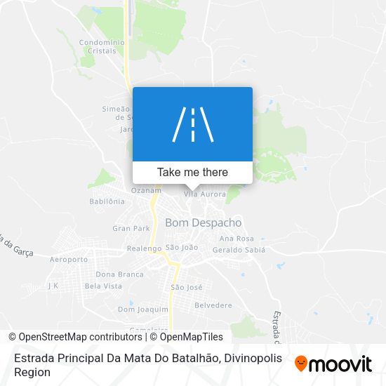 Estrada Principal Da Mata Do Batalhão map