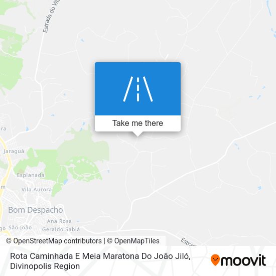 Rota Caminhada E Meia Maratona Do João Jiló map