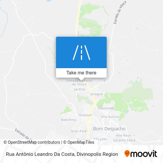 Rua Antônio Leandro Da Costa map