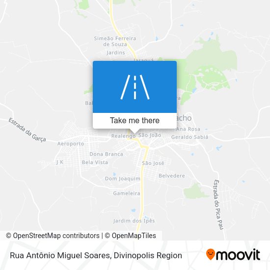 Rua Antônio Miguel Soares map