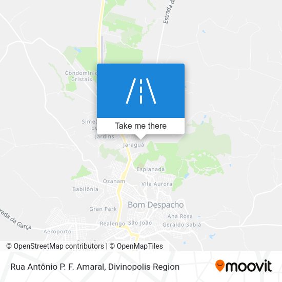 Rua Antônio P. F. Amaral map