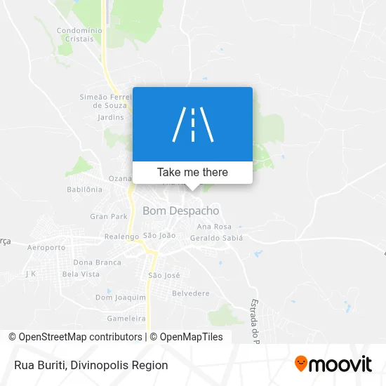 Rua Buriti map