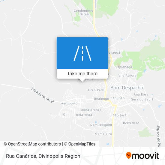 Rua Canários map
