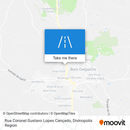 Rua Coronel Gustavo Lopes Cançado map