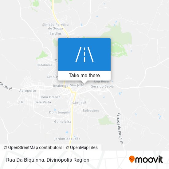 Rua Da Biquinha map