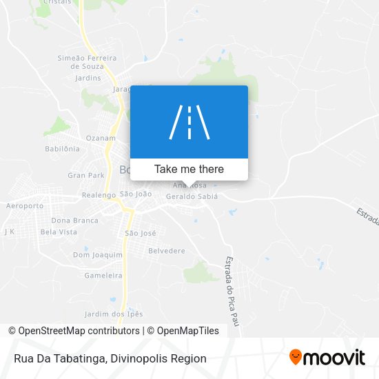Rua Da Tabatinga map