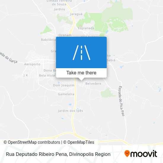 Rua Deputado Ribeiro Pena map
