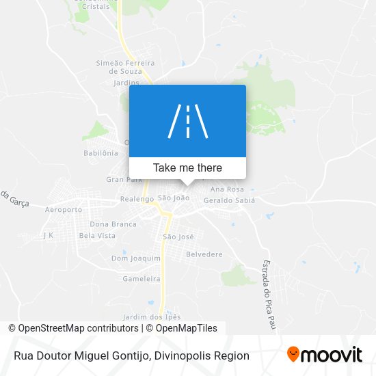 Rua Doutor Miguel Gontijo map