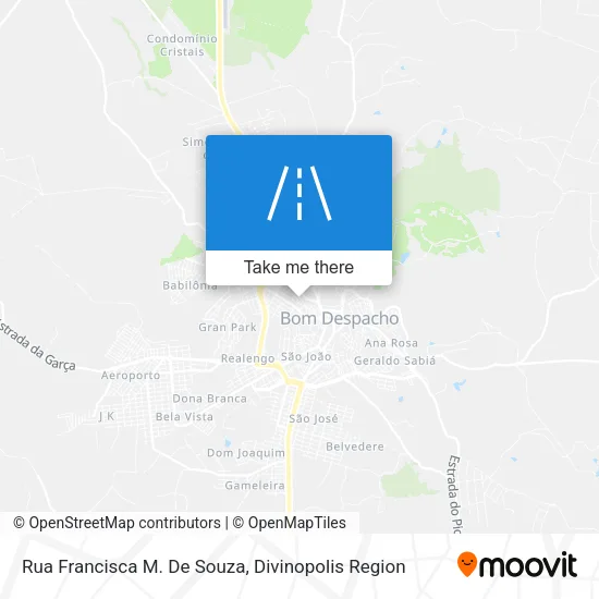 Rua Francisca M. De Souza map