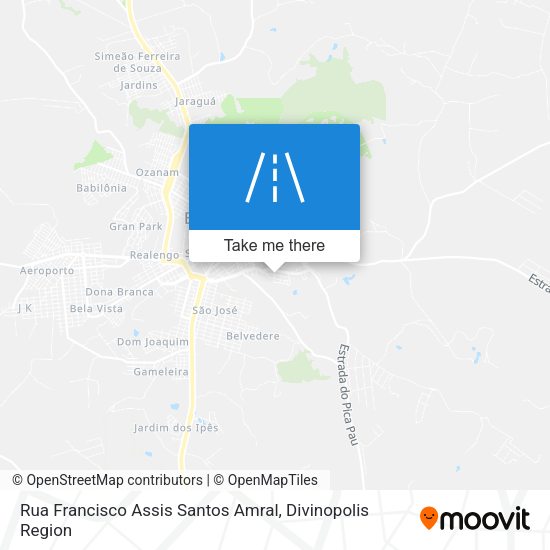 Rua Francisco Assis Santos Amral map