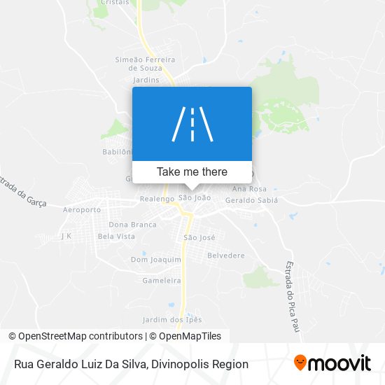 Mapa Rua Geraldo Luiz Da Silva