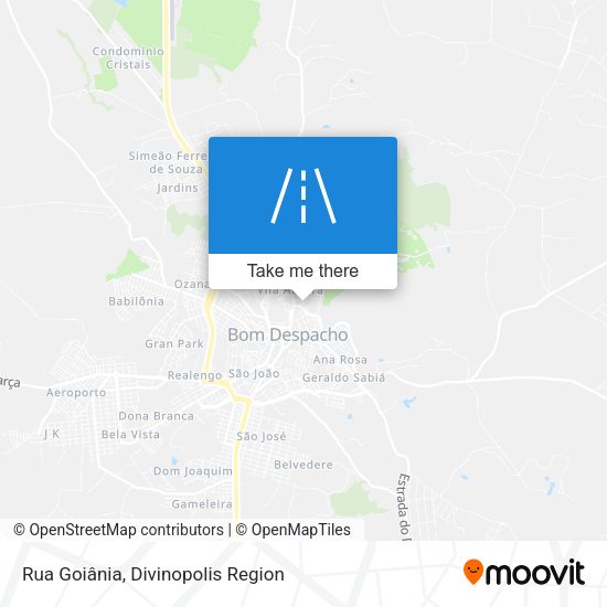 Rua Goiânia map
