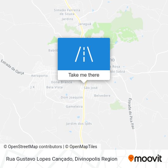 Rua Gustavo Lopes Cançado map