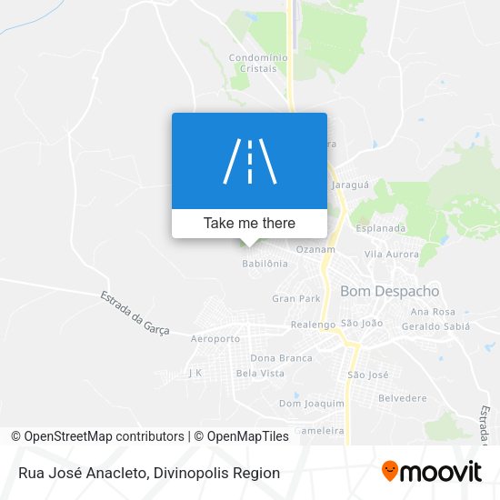 Rua José Anacleto map