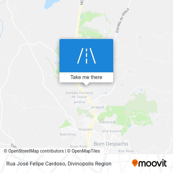 Rua José Felipe Cardoso map