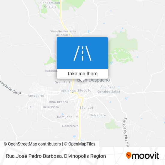 Rua José Pedro Barbosa map