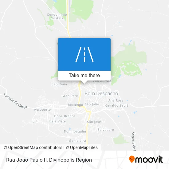 Rua João Paulo II map