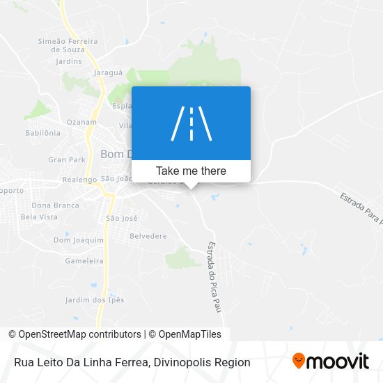 Rua Leito Da Linha Ferrea map