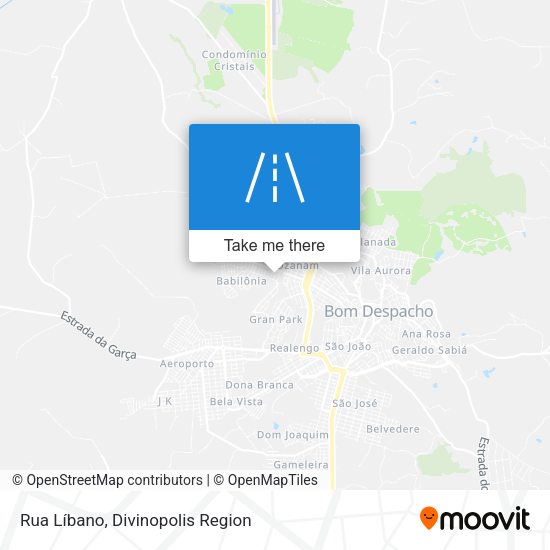 Rua Líbano map