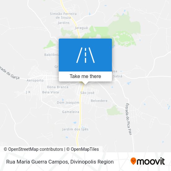 Rua Maria Guerra Campos map