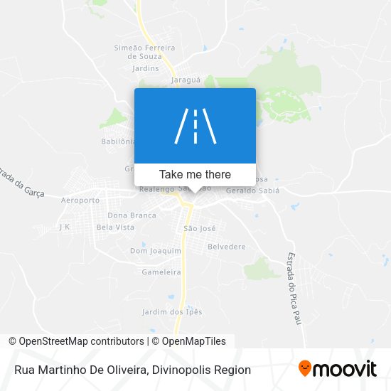 Rua Martinho De Oliveira map