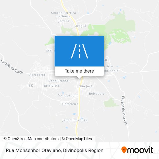 Rua Monsenhor Otaviano map