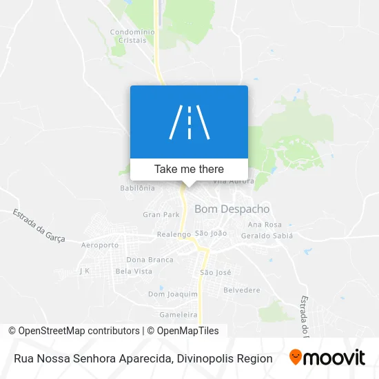 Rua Nossa Senhora Aparecida map