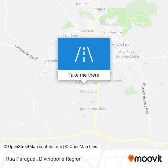 Rua Paraguai map