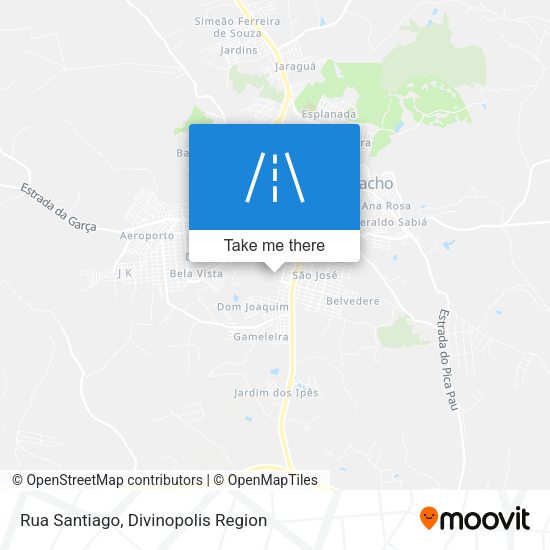 Rua Santiago map