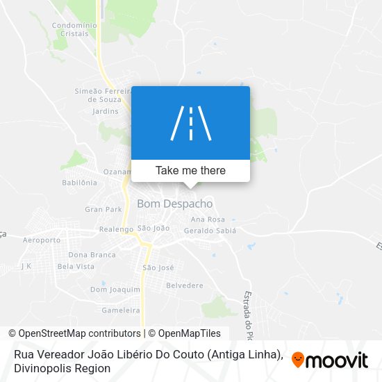Rua Vereador João Libério Do Couto (Antiga Linha) map