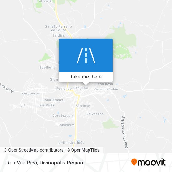 Rua Vila Rica map