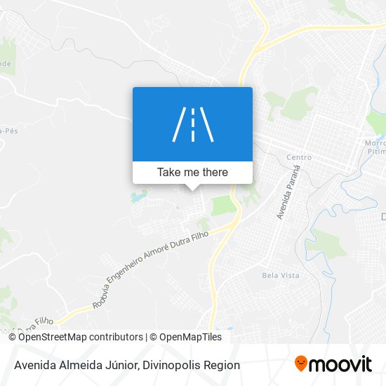 Mapa Avenida Almeida Júnior