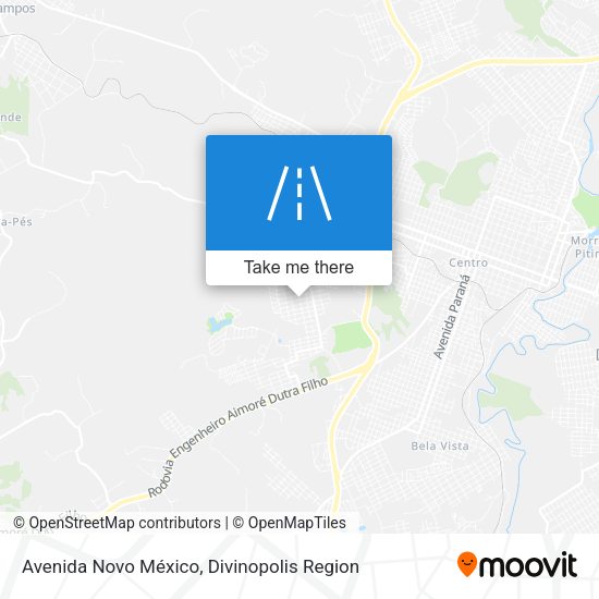 Avenida Novo México map