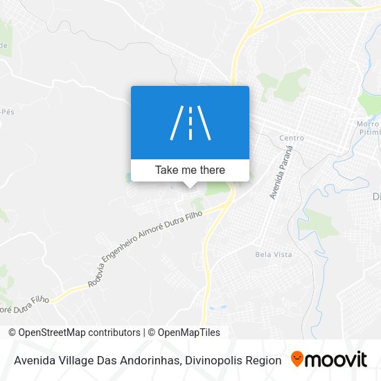 Avenida Village Das Andorinhas map