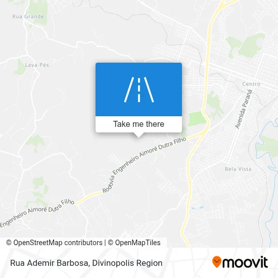 Rua Ademir Barbosa map