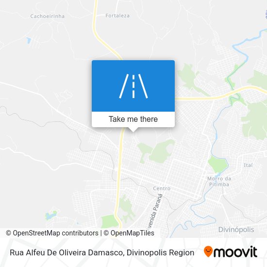 Rua Alfeu De Oliveira Damasco map