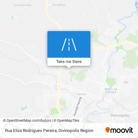 Mapa Rua Eliza Rodrigues Pereira