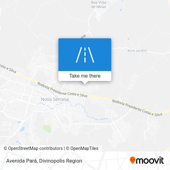 Avenida Pará map