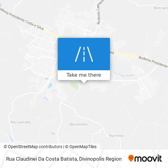 Rua Claudinei Da Costa Batista map