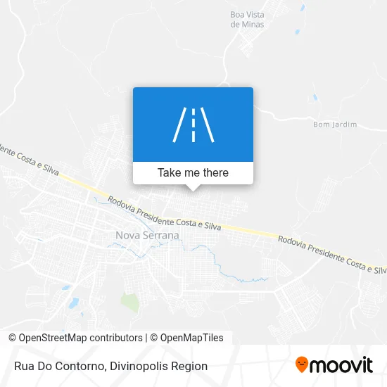 Rua Do Contorno map