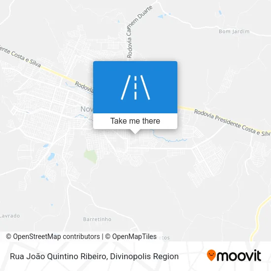 Rua João Quintino Ribeiro map
