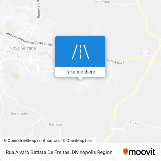 Rua Álvaro Batista De Freitas map