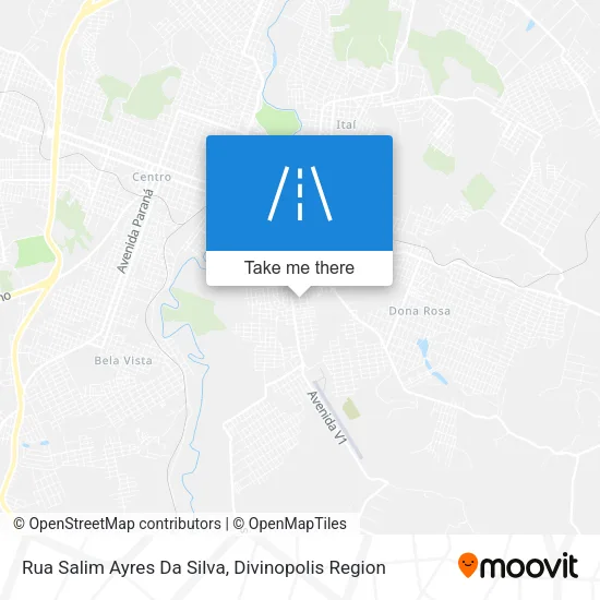 Rua Salim Ayres Da Silva map