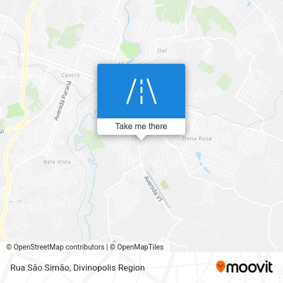 Rua São Simão map
