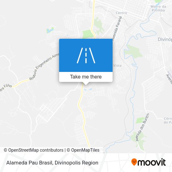 Alameda Pau Brasil map