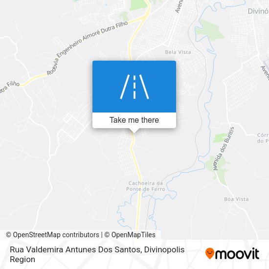 Rua Valdemira Antunes Dos Santos map